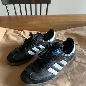 Women’s Black Adidas Sambas Size 8